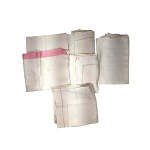 6 Cutter Craft Lot Vintage Linens Tea Towels Damask Jacquard Vintage 30s-60 READ